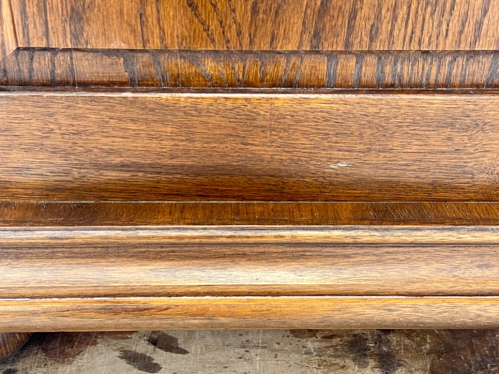 HL0267-spintos-16 Ilga ąžuolinė penkių durų ir trijų stalčių spinta 60x295x187 cm