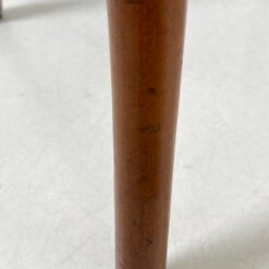 Medinis krėslas mėlynos spalvos gobeleno sėdimąja dalimi 47x51x78 cm, 49 cm