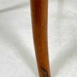 Medinis krėslas mėlynos spalvos gobeleno sėdimąja dalimi 47x51x78 cm, 49 cm