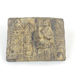 Sieninis keramikinis bareljefas “Brėmeno Rolandas” 2×14,5×11,5 cm