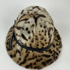 Kailinė skrybėlaitė su eko odos kaspinu (55 cm) 28x26x15,5 cm