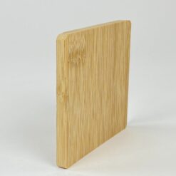 Kvadratiniai bambukiniai padėkliukai puodeliui 4 vnt. komplektas 10x10x1 cm