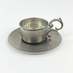 Alavinių lėkštutės ir puodelio 60 ml komplektas 11x11x5 cm