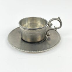 Alavinių lėkštutės ir puodelio 60 ml komplektas 11x11x5 cm