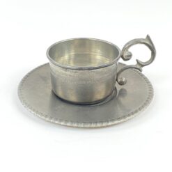 Alavinių lėkštutės ir puodelio 60 ml komplektas 11x11x5 cm