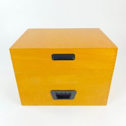 Vintažinė medinė archyvavimo dėžė 24,5x34x25 cm