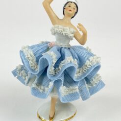 Porcelianinė Dresden Design Sandizell balerinos statulėlė 9x8x10,5 cm
