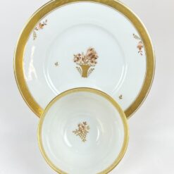 Porcelianinių Royal Copenhagen lėkštės ir dubenėlio komplektas 23x23x7 cm