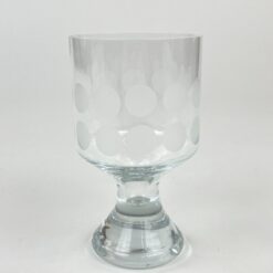 Ingrid Glashütte taškuota stiklo taurė 270 ml 7,5×7,5×13 cm