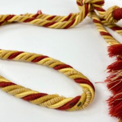 Dekoratyvinių užuolaidų virvių su kutais 2 vnt. komplektas 12x23x87 cm