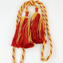 Dekoratyvinių užuolaidų virvių su kutais 2 vnt. komplektas 12x23x87 cm