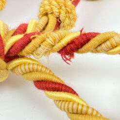 Dekoratyvinių užuolaidų virvių su kutais 2 vnt. komplektas 12x23x87 cm