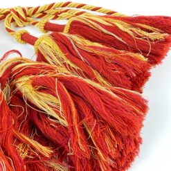 Dekoratyvinių užuolaidų virvių su kutais 2 vnt. komplektas 12x23x87 cm