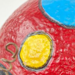 Keramikinė boružės statula metalinėmis kojomis ir ūsais 13×12,5×12,5 cm