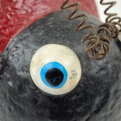 Keramikinė boružės statula metalinėmis kojomis ir ūsais 13×12,5×12,5 cm