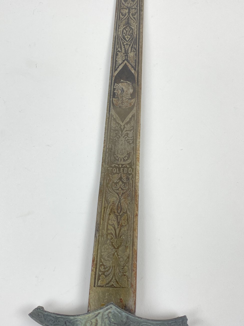 HN1218-ginklai-7 Suvenyrinis kardas Alfonso X, Toledo 74x2x10,5 cm