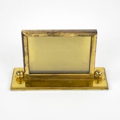 Art deco pastatomas žalvarinis rėmelis 5x15x9 cm