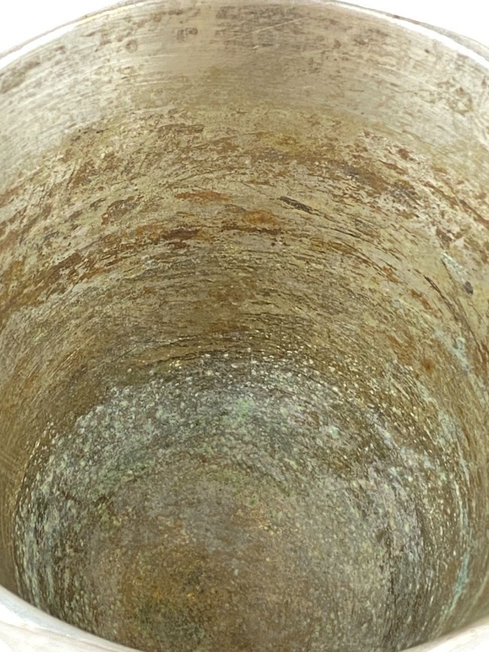 HN1224-stalo-reikmenys-12 Žalvarinė taurė 180 ml 7,5×7,5×16,5 cm