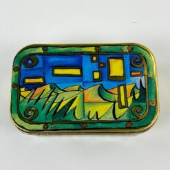 Skardinė saldainių dėžutė 6,5x10x3 cm