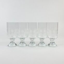 Ingrid Glashütte stiklo taurės 300 ml 5 vnt. kompl. 6,5x6,5x15,5 cm