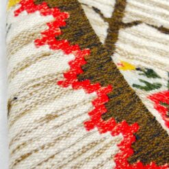 Vilnonis plonas rankų darbo kilimėlis 100x39x0,1 cm