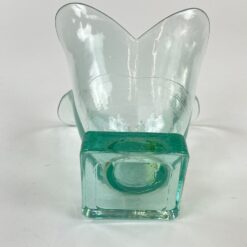 Stiklinė tulpės žiedo formos vaza 18x18x15 cm