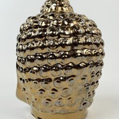 Keramikinis bronzos spalvos Budos biustas 18x16x21 cm