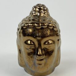Keramikinis bronzos spalvos Budos biustas 10x8x12 cm