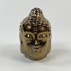 Keramikinis bronzos spalvos Budos biustas 10x8x12 cm