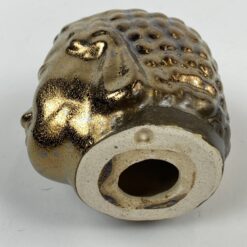 Keramikinis bronzos spalvos Budos biustas 10x8x12 cm