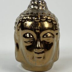 Keramikinis bronzos spalvos Budos biustas 10x8x12 cm
