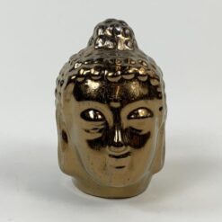 Keramikinis bronzos spalvos Budos biustas 10x8x12 cm