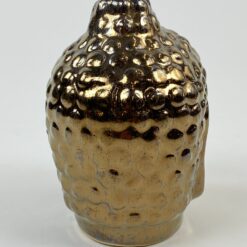 Keramikinis bronzos spalvos Budos biustas 10x8x12 cm