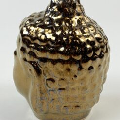 Keramikinis bronzos spalvos Budos biustas 10x8x12 cm