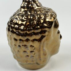 Keramikinis bronzos spalvos Budos biustas 10x8x12 cm