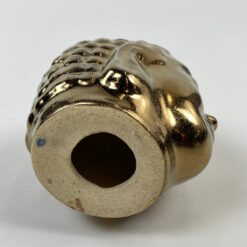 Keramikinis bronzos spalvos Budos biustas 10x8x12 cm