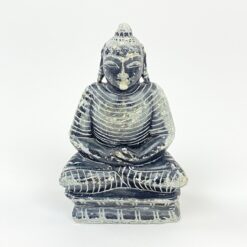 Medituojančio Budos statulėlė iš akmens 3,5x6,5x10 cm