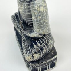 Medituojančio Budos statulėlė iš akmens 3,5×6,5×10 cm