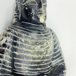 Medituojančio Budos statulėlė iš akmens 3,5×6,5×10 cm