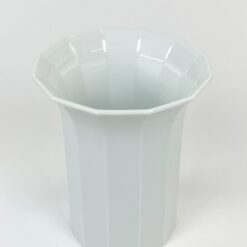 Porcelianinė Rosenthal dvylikakampė baltos spalvos vaza 13,5×13,5×16 cm