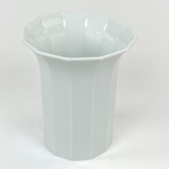 Porcelianinė Rosenthal dvylikakampė baltos spalvos vaza 13,5×13,5×16 cm