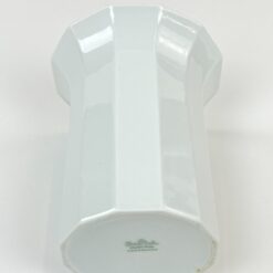 Porcelianinė Rosenthal dvylikakampė baltos spalvos vaza 13,5×13,5×16 cm