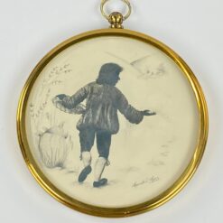 Marcelle D. Shears mini printas “Spring” žalvario rėmelyje 1×7,5×9,5 cm