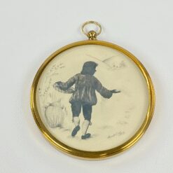 Marcelle D. Shears mini printas “Spring” žalvario rėmelyje 1×7,5×9,5 cm