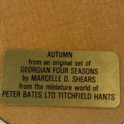 Marcelle D. Shears mini printas “Autumn” žalvario rėmelyje 1×7,5×9,5 cm