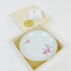 Porcelianinė Höchst lėkštutė originalioje dėžutėje 13,5x13,5x2,5 cm
