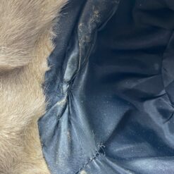 Karakulio ir lapės kailio skrybėlaitė (54 cm) 24x27x16 cm