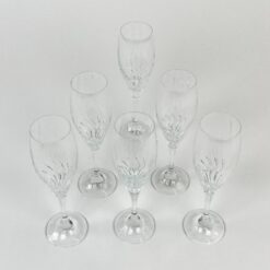 “Zwiesel” stiklo taurės šampanui 6 vnt. komplektas po 210 ml 6,5×6,5×22 cm