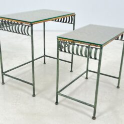 Metaliniai lizdiniai staliukai 2 vnt. komplektas 33x53x52,5 cm