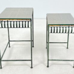 Metaliniai lizdiniai staliukai 2 vnt. komplektas 33x53x52,5 cm